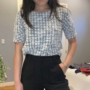 Banana Republic Tweed top